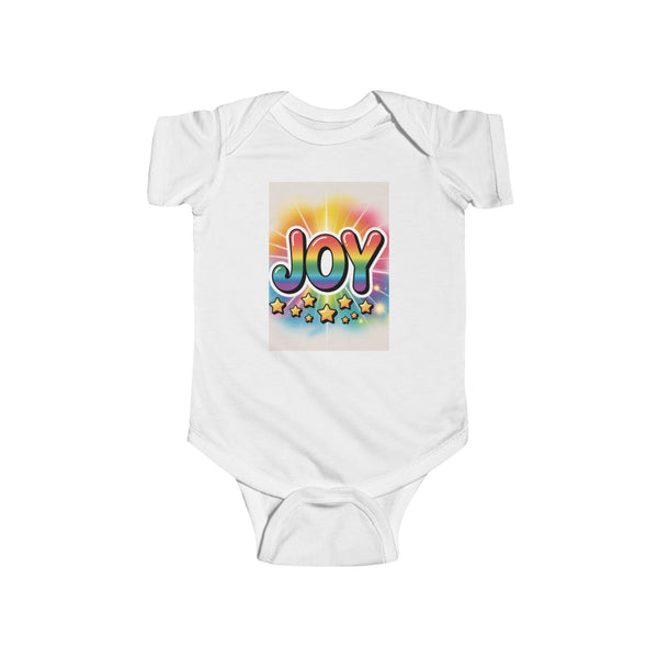 Joy Infant Bodysuit, Colorful Infant Wear, Onesie